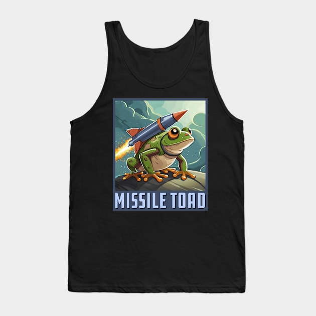 Missile Toad Square Tank Top by Wright Art